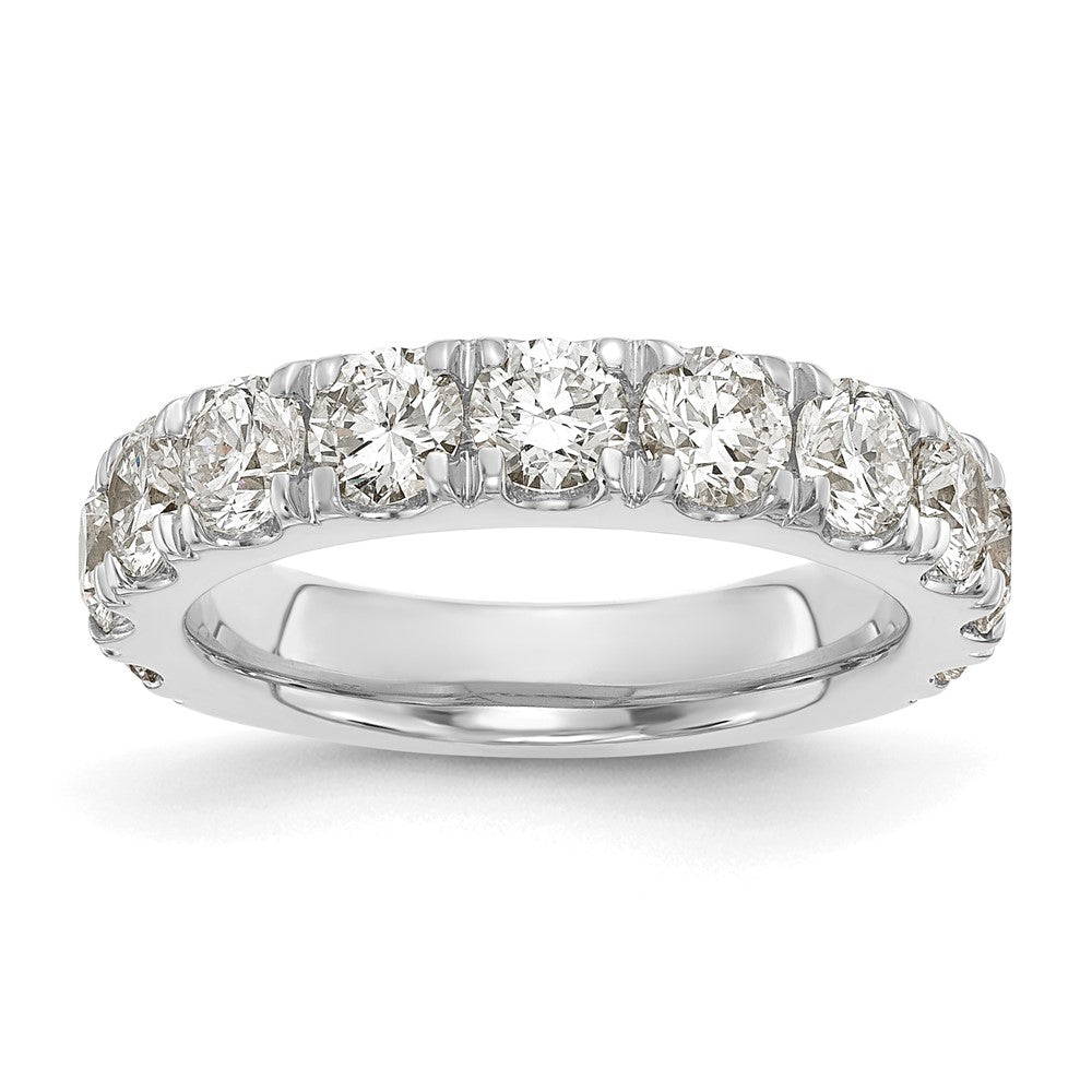 14k White Gold 2 ct Lab Grown Diamond VS/SI+ G+ Complete Wedding Band