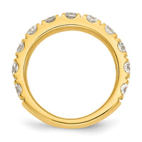 14k 2 ct Lab Grown Diamond VS/SI+ G+ Complete Wedding Band