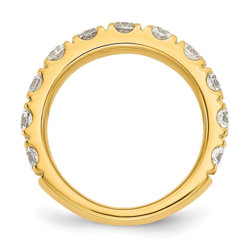 14k 2 ct Lab Grown Diamond VS/SI+ G+ Complete Wedding Band