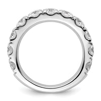 14k White Gold 3ct Cert Lab Grown Diamond VS+ F+ Comp Wedding Band