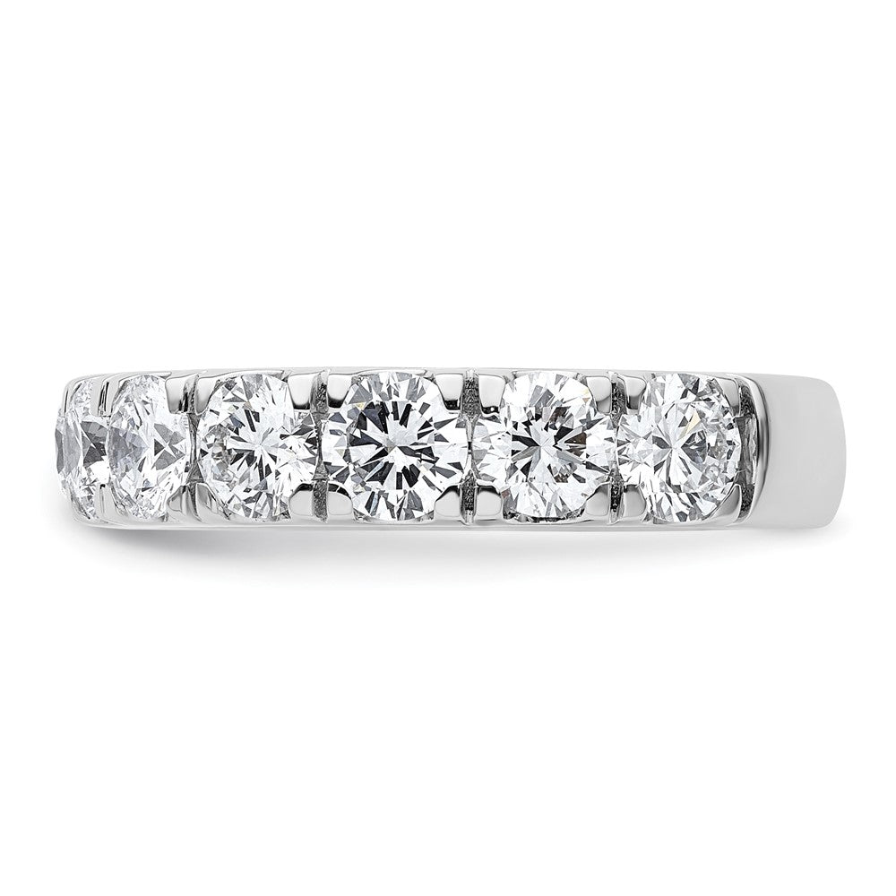 14k White Gold 3ct Lab Grown Diamond VS+ F+ Comp Wedding Band