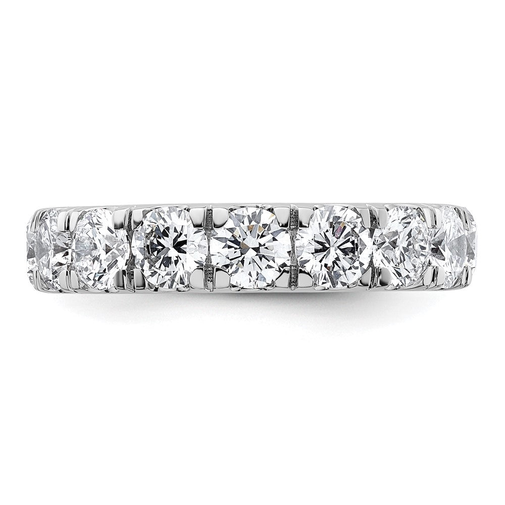 14k White Gold 3ct Lab Grown Diamond VS+ F+ Comp Wedding Band