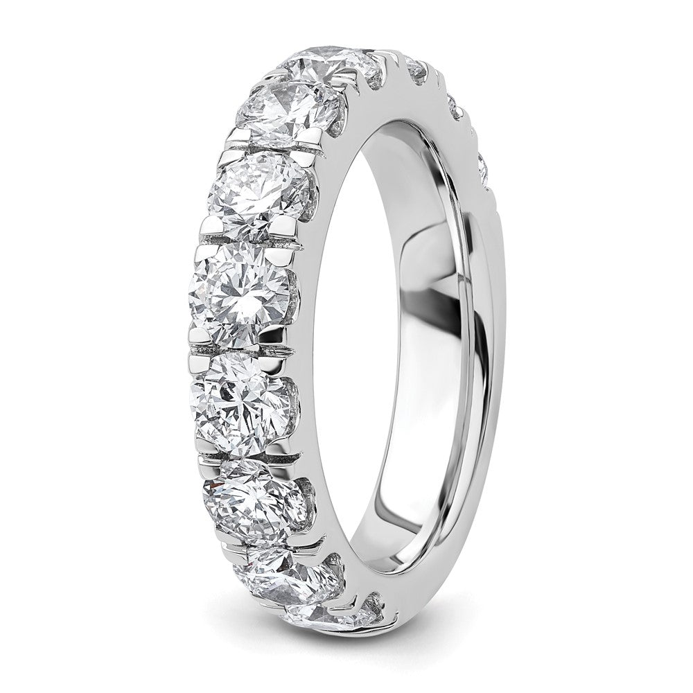 14k White Gold 3ct Lab Grown Diamond VS+ F+ Comp Wedding Band