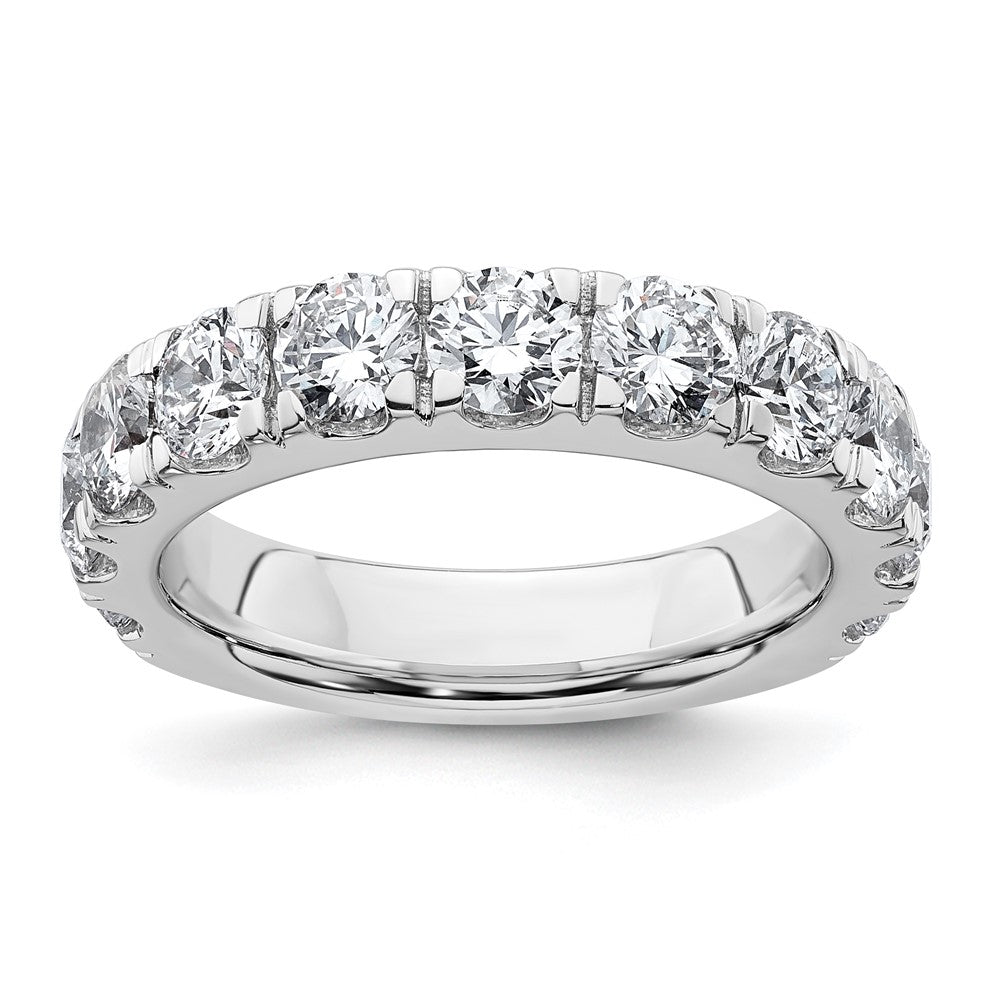 14k White Gold 3ct Cert Lab Grown Diamond VS+ F+ Comp Wedding Band
