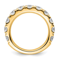 14k 3ct Lab Grown Diamond VS/SI+ G+ Comp Wedding Band