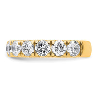 14k 3ct Lab Grown Diamond VS/SI+ G+ Comp Wedding Band