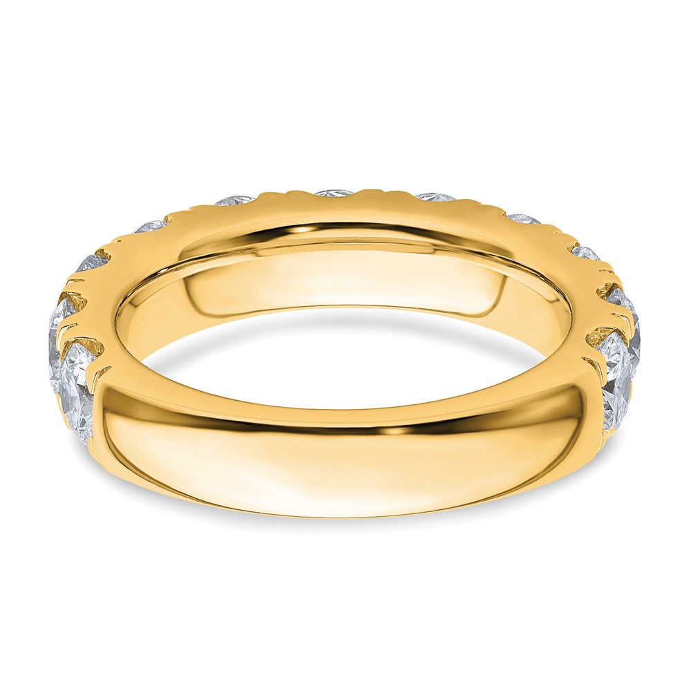 14k 3ct Certified Lab Grown Diamond VS/SI+ G+ Comp Wedding Band