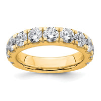 14k 3ct Lab Grown Diamond VS/SI+ G+ Comp Wedding Band