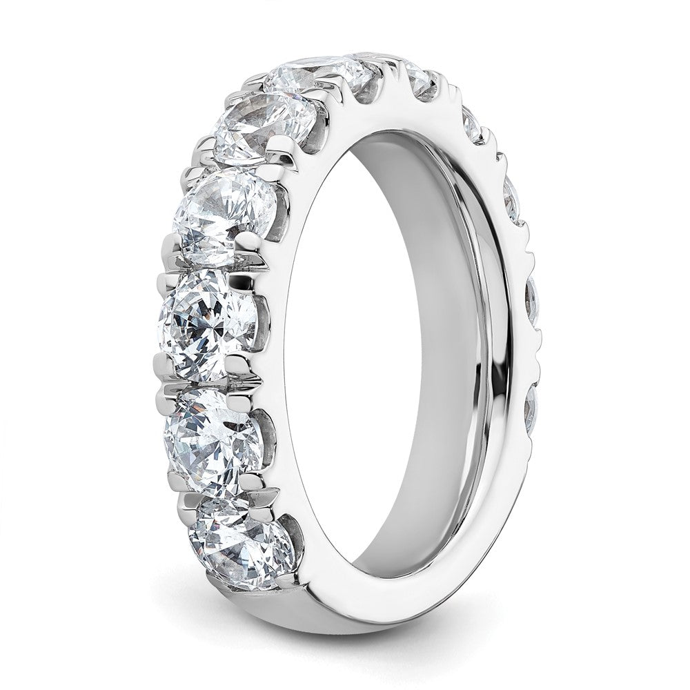 14k White Gold 4ct Cert Lab Grown Diamond VS+ F+ Comp Wedding Band