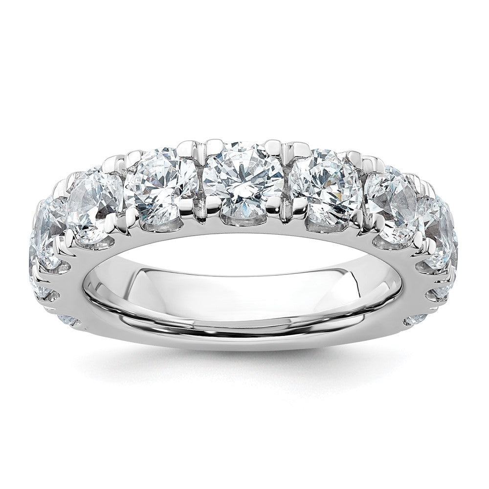 14k White Gold 4ct Lab Grown Diamond VS+ F+ Comp Wedding Band