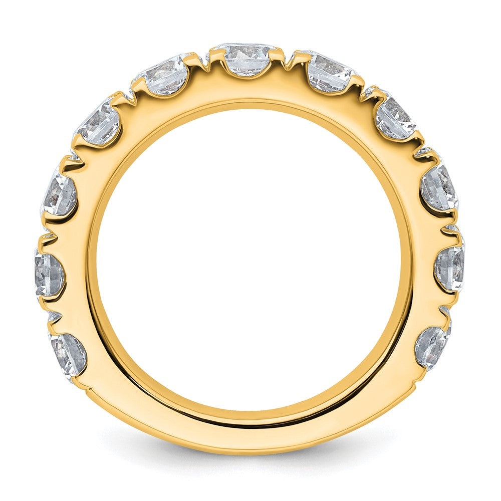 14k 4ct Lab Grown Diamond VS+ F+ Comp Wedding Band
