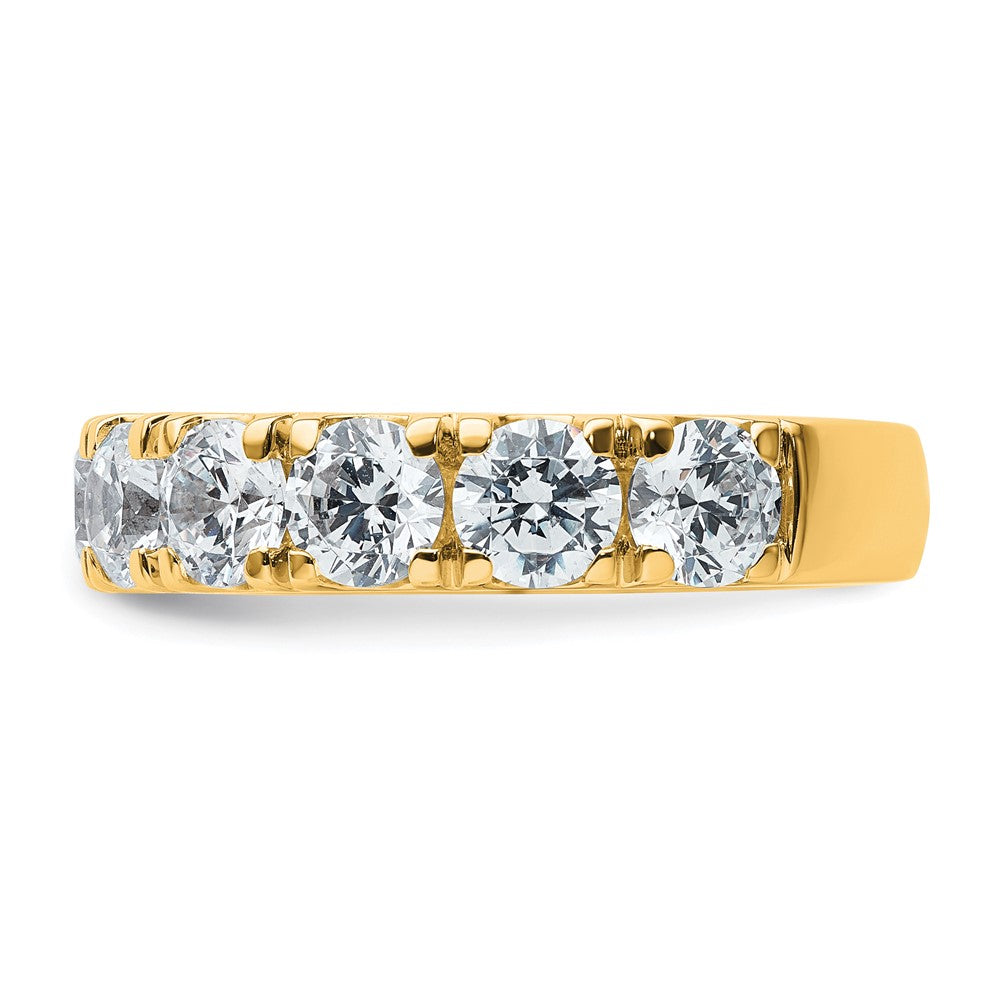 14k 4ct Certified Lab Grown Diamond VS/SI+ G+ Comp Wedding Band