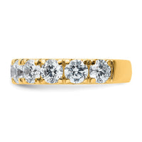 14k 4ct Certified Lab Grown Diamond VS/SI+ G+ Comp Wedding Band