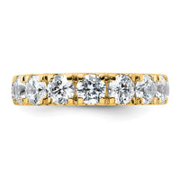 14k 4ct Lab Grown Diamond VS+ F+ Comp Wedding Band