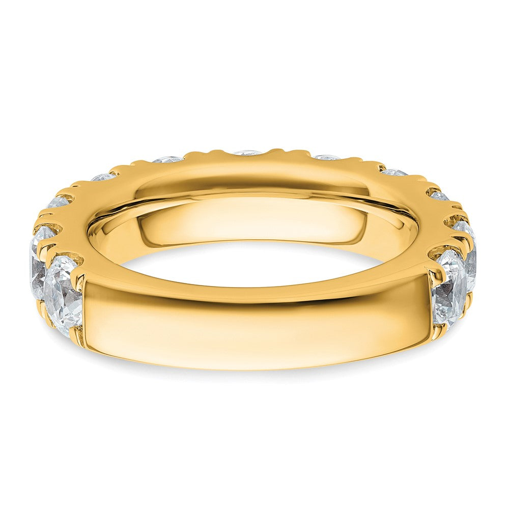 14k 4ct Lab Grown Diamond VS+ F+ Comp Wedding Band