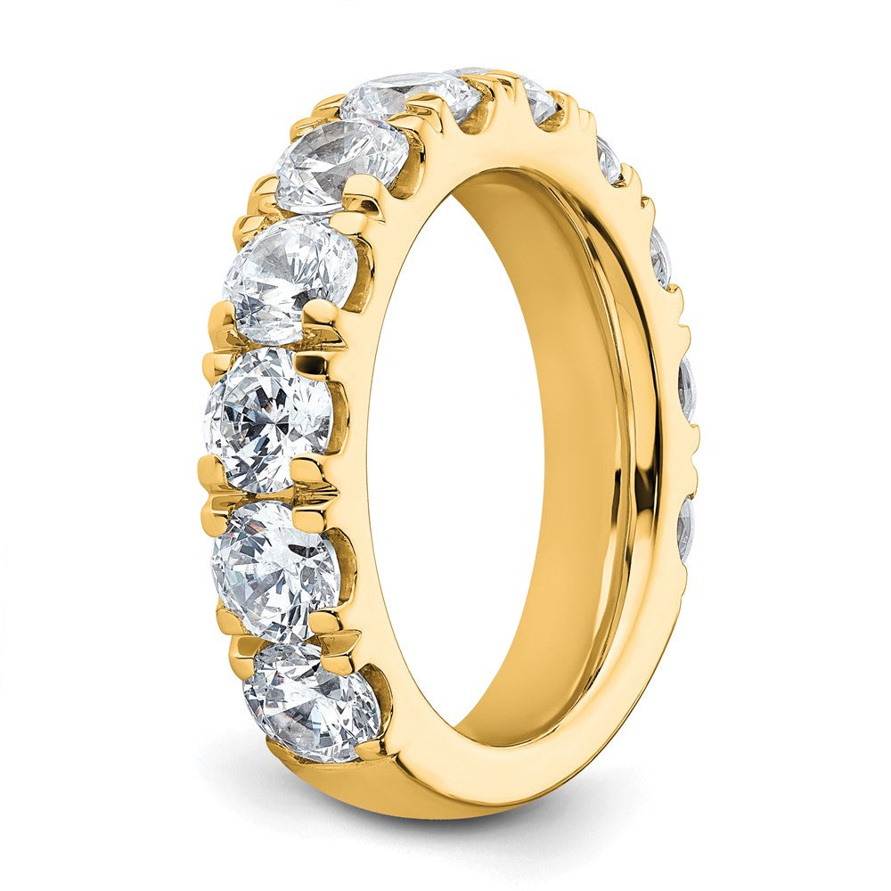 14k 4ct Lab Grown Diamond VS+ F+ Comp Wedding Band