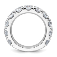 14k White Gold 5 1/3ct Lab Grown Diamond VS/SI+ G+ Comp Wedding Band