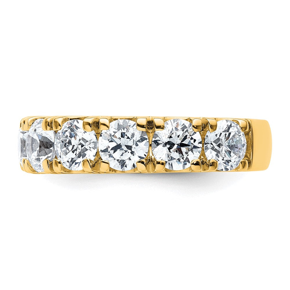 14k 5 1/3ct Lab Grown Diamond VS+ F+ Comp Wedding Band