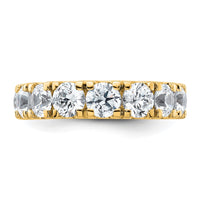14k 5 1/3ct Lab Grown Diamond VS+ F+ Comp Wedding Band