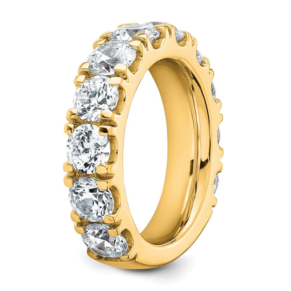 14k 5 1/3ct Lab Grown Diamond VS+ F+ Comp Wedding Band