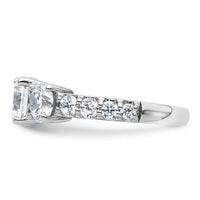 14kw 3ct. Round Diamond Ring Mounting