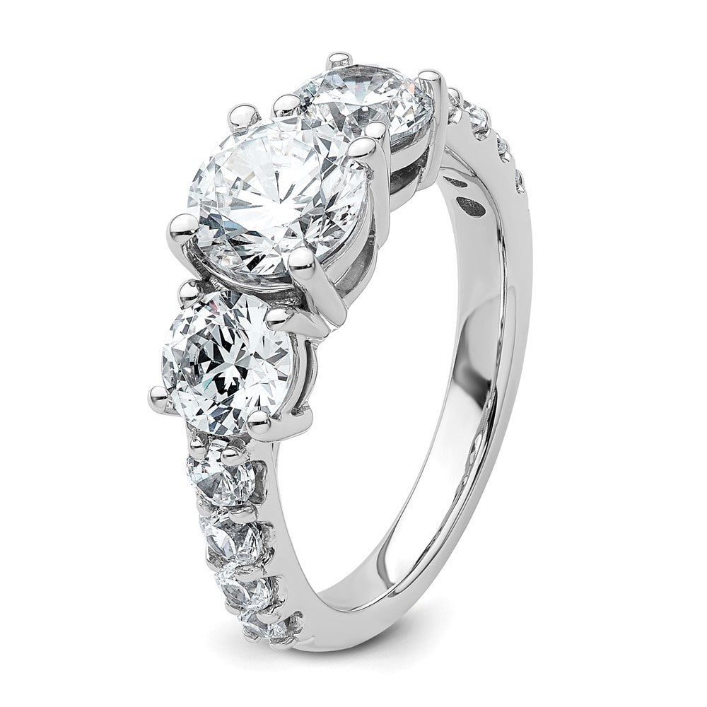 14kw 3ct. Round Diamond Ring Mounting