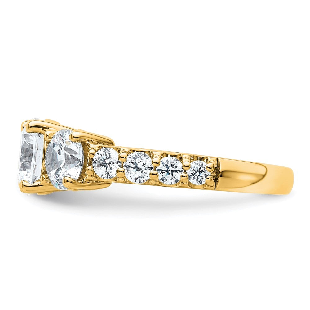 14ky 3ct. Round Diamond Ring Mounting