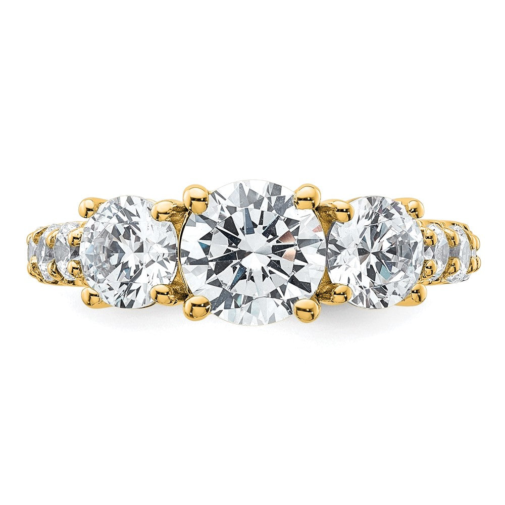 14ky 3ct. Round Diamond Ring Mounting
