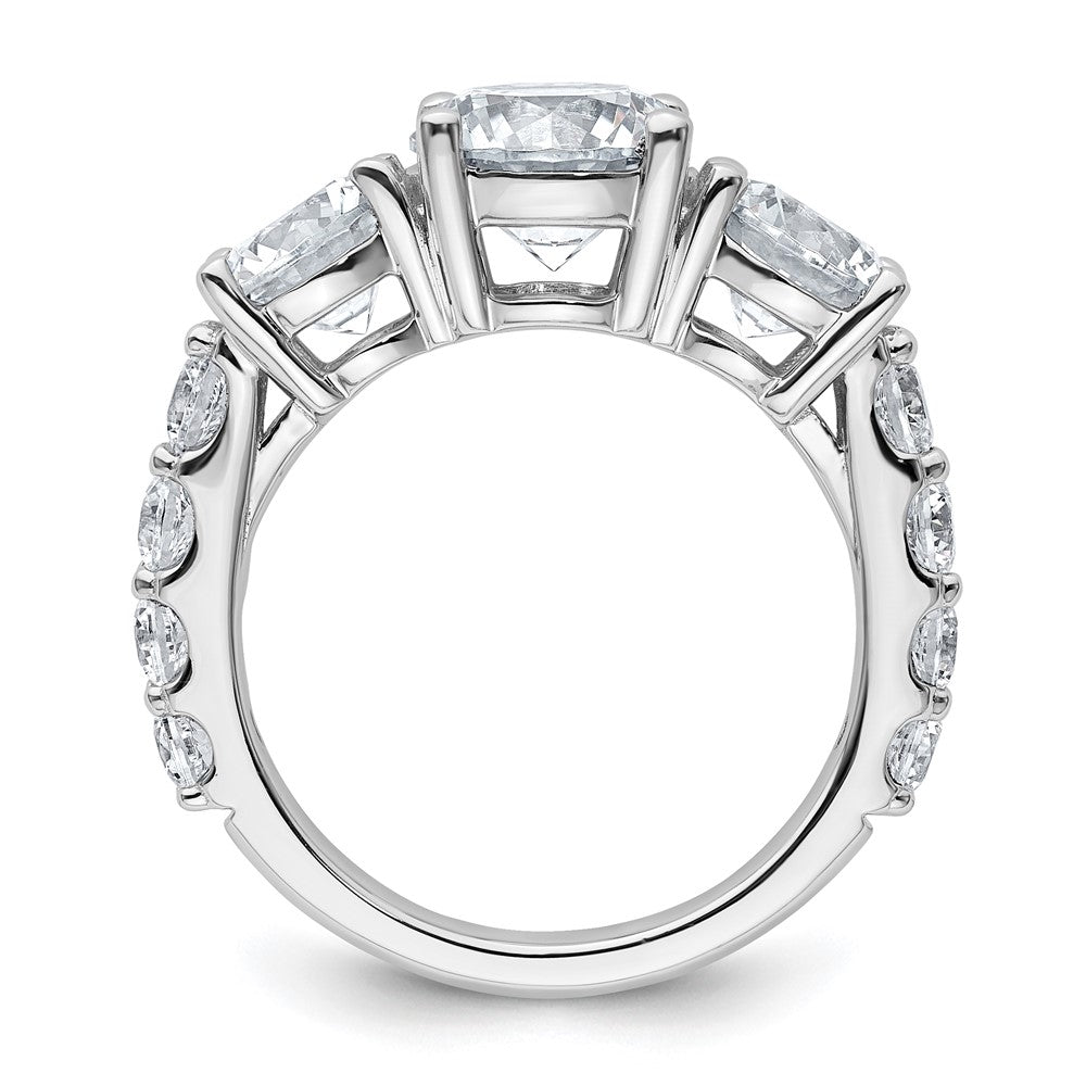 14kw 5ct.  Round Diamond Ring Mounting