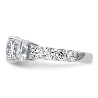 14kw 5ct.  Round Diamond Ring Mounting