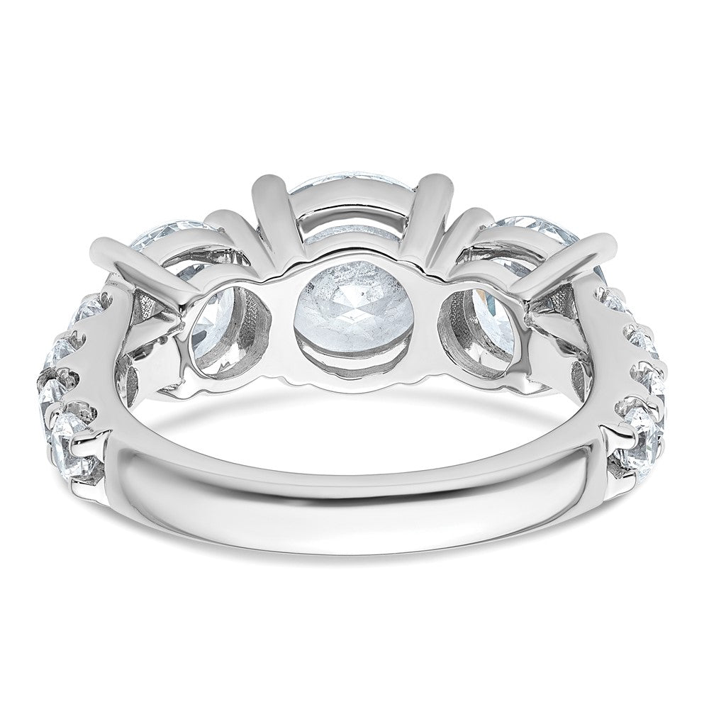 14kw 5ct.  Round Diamond Ring Mounting