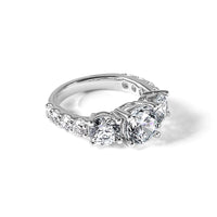 14kw 5ct.  Round Diamond Ring Mounting