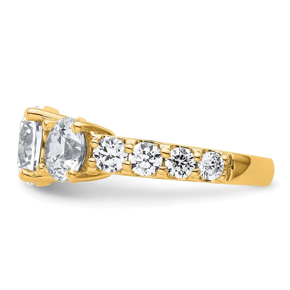14ky 5ct.  Round Diamond Ring Mounting