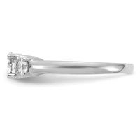 14kw 3/4 ct Lab Grown Diamond VS/SI+ G+ 3/4 ct Center 3 Stone Semi Eng Ring