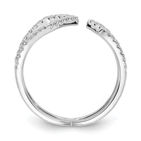 14k White Gold 3/8 ct Lab Grown Diamond VS/SI+ G+ Complete Fashion Ring