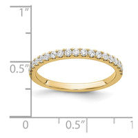 10k Yellow Gold Lab Grown VS/SI+ G+ Dia Band