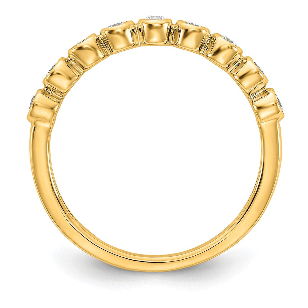 14k 1/5 ct Lab Grown Diamond VS/SI+ G+ Complete Fashion Band