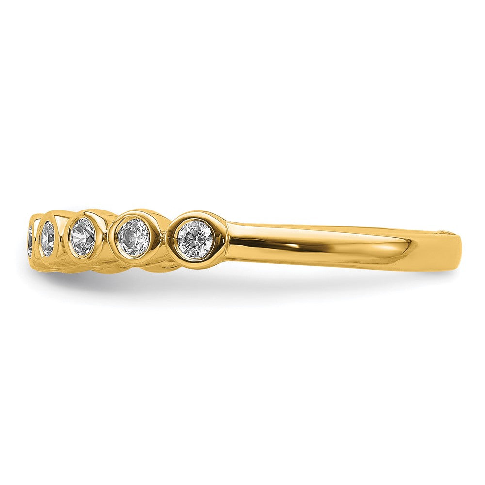 14k 1/5 ct Lab Grown Diamond VS/SI+ G+ Complete Fashion Band