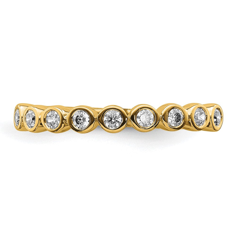 14k 1/5 ct Lab Grown Diamond VS/SI+ G+ Complete Fashion Band