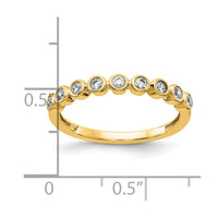14k 1/5 ct Lab Grown Diamond VS/SI+ G+ Complete Fashion Band