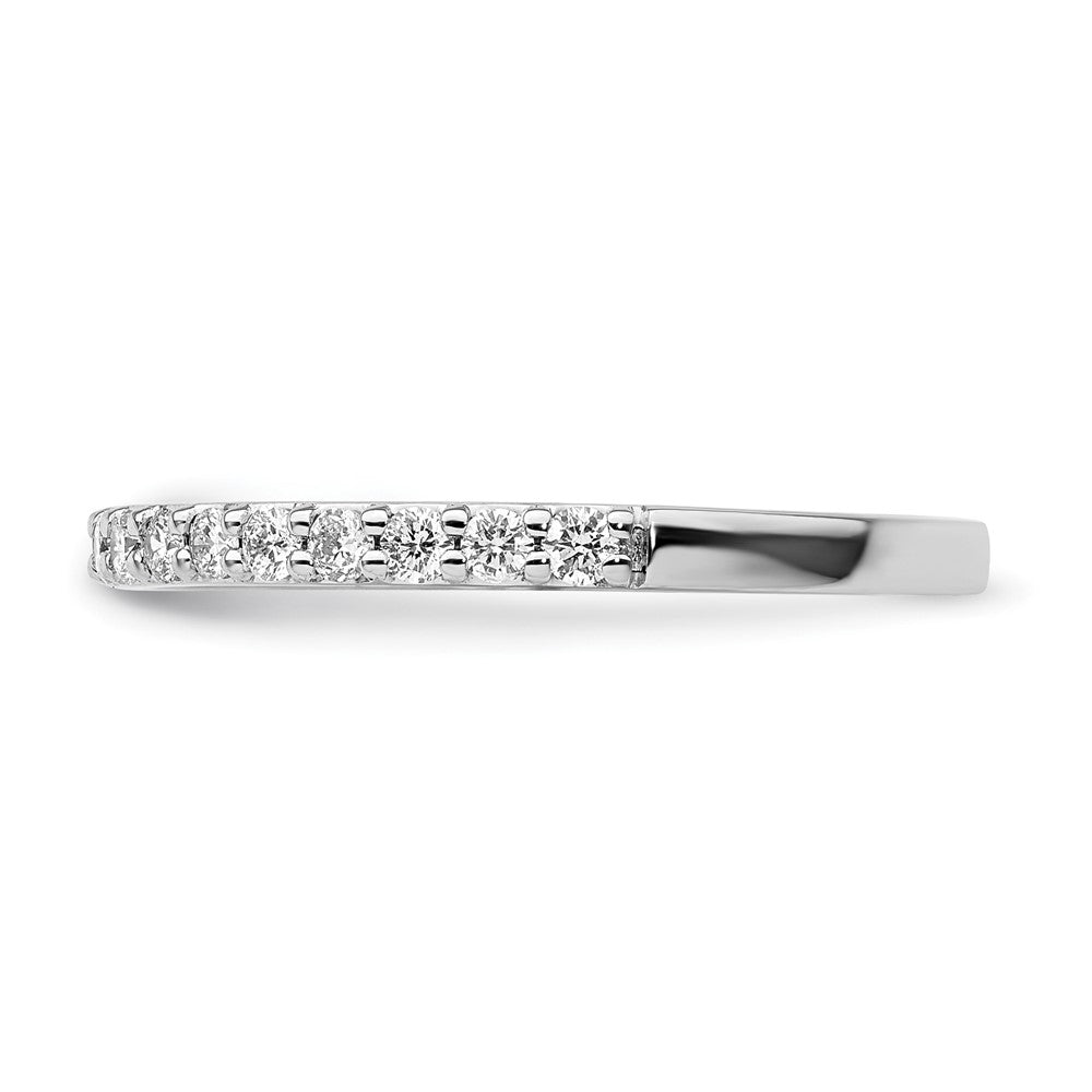 14k White Gold 1/3 ct Lab Grown Diamond VS/SI+ G+ Complete Band