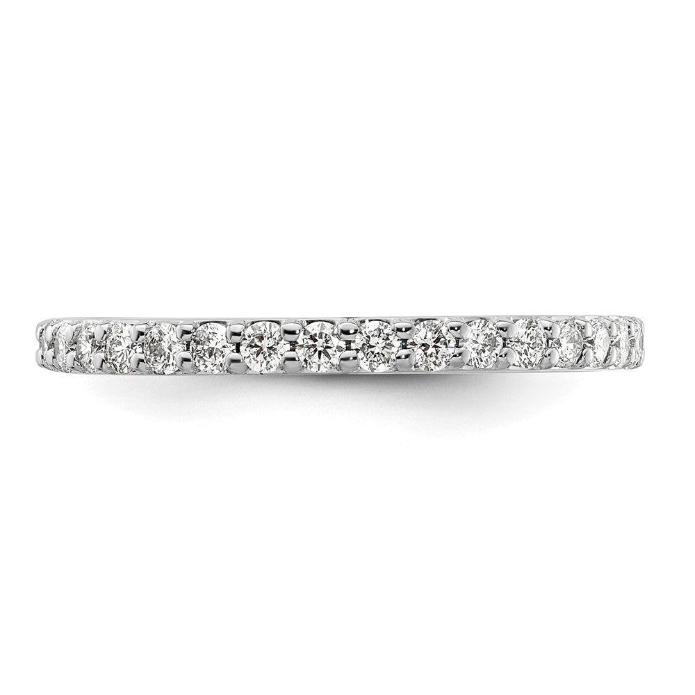 14k White Gold 1/3 ct Lab Grown Diamond VS/SI+ G+ Complete Band