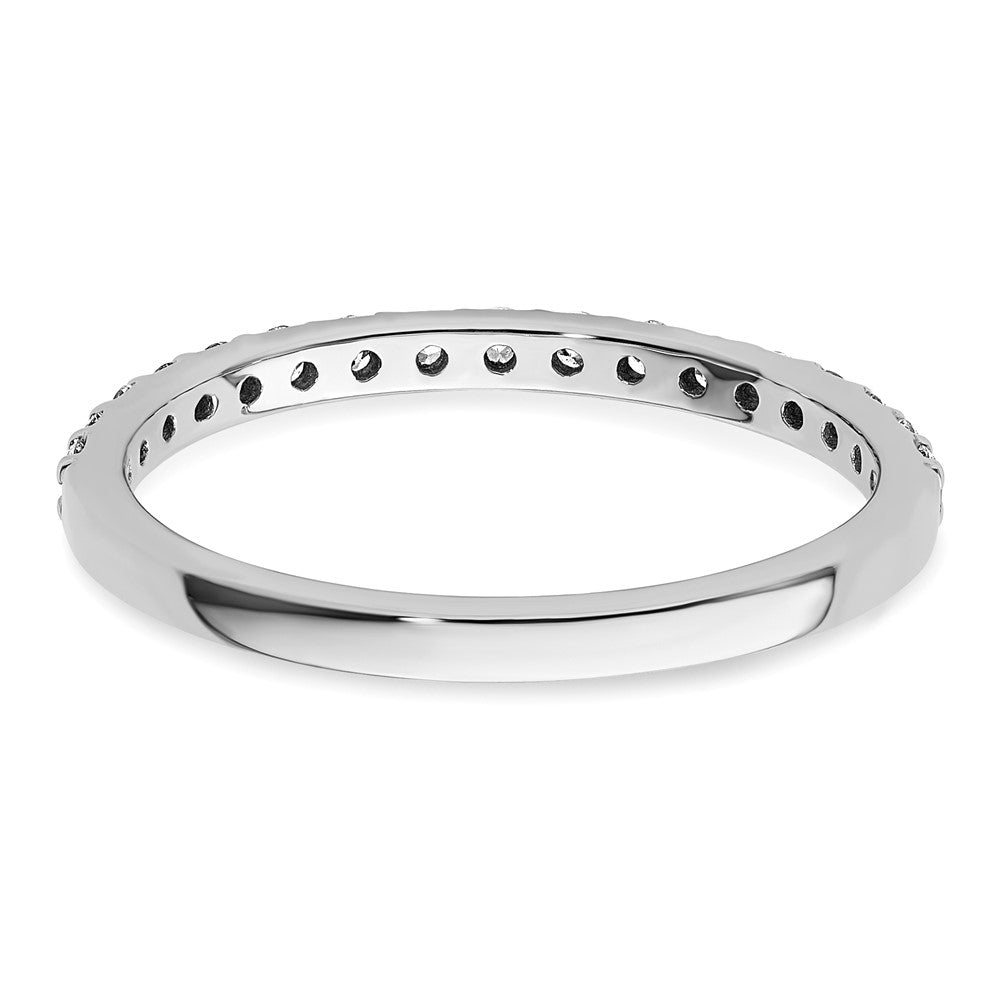 14k White Gold 1/3 ct Lab Grown Diamond VS/SI+ G+ Complete Band