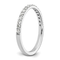 14k White Gold 1/3 ct Lab Grown Diamond VS/SI+ G+ Complete Band