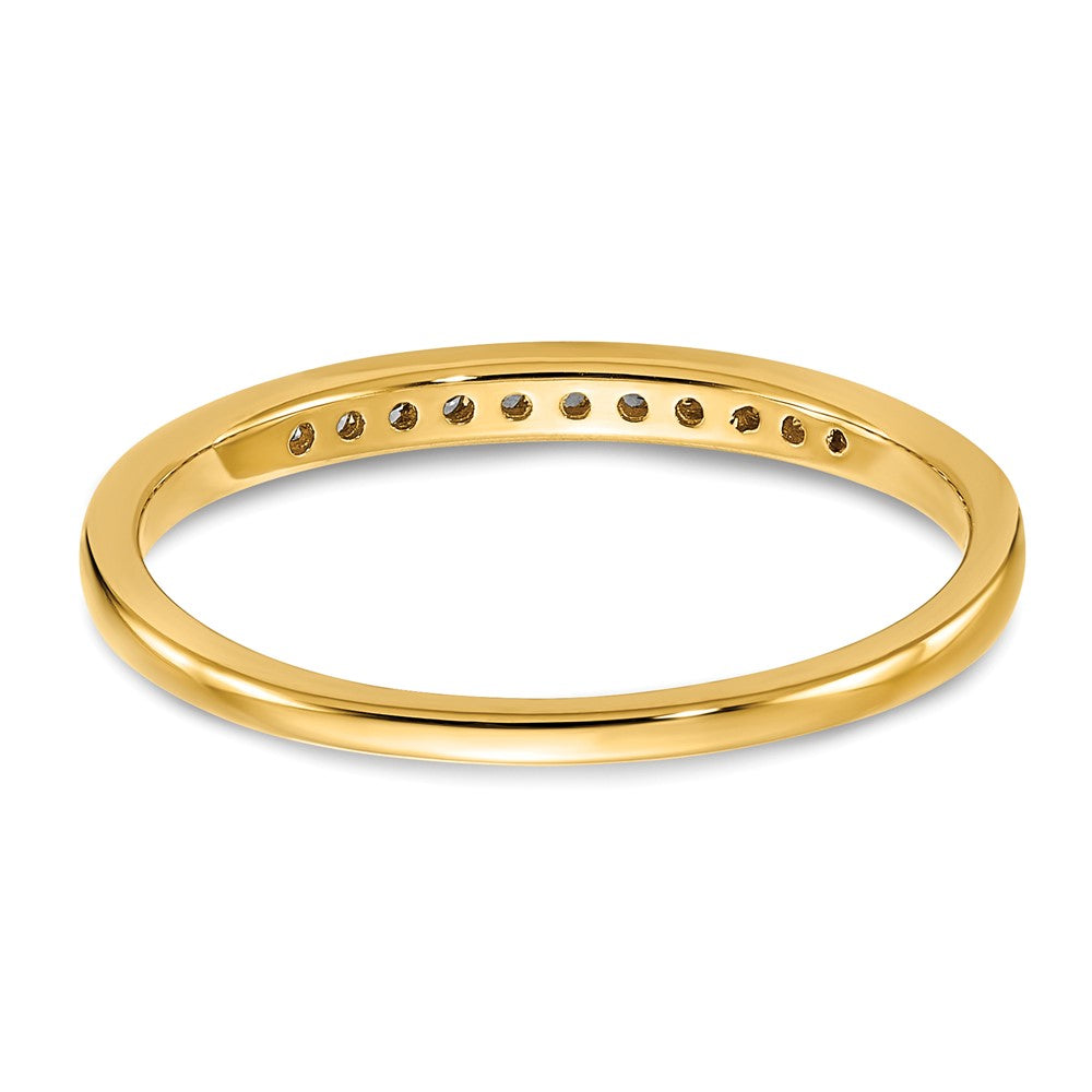 14k 1/10 ct Lab Grown Diamond VS/SI+ G+ Complete Channel Set Band