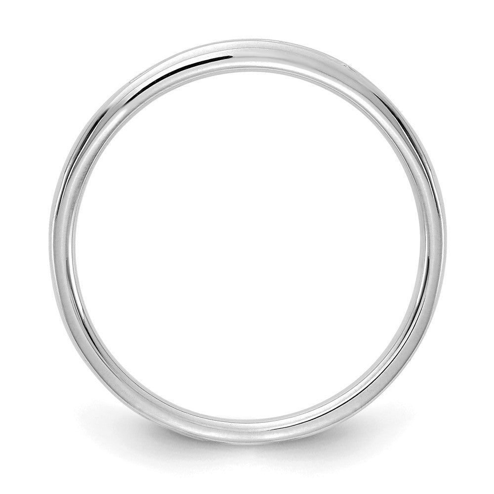 14k White Gold 1/10 ct Lab Grown Diamond VS+ F+ Complete Band