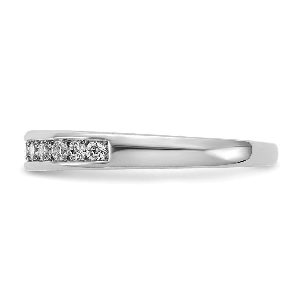 14k White Gold 1/3 ct Lab Grown Diamond VS+ F+ Complete Band