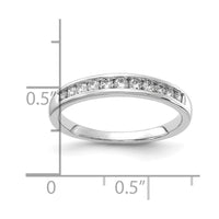14k White Gold 1/3 ct Lab Grown Diamond VS+ F+ Complete Band