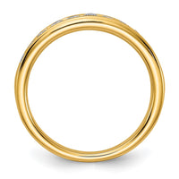 14k 1/5 ct Lab Grown Diamond VS+ F+ Complete Channel Set Band