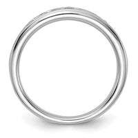 14k White Gold 1/2 ct Lab Grown Diamond VS+ F+ Complete Band